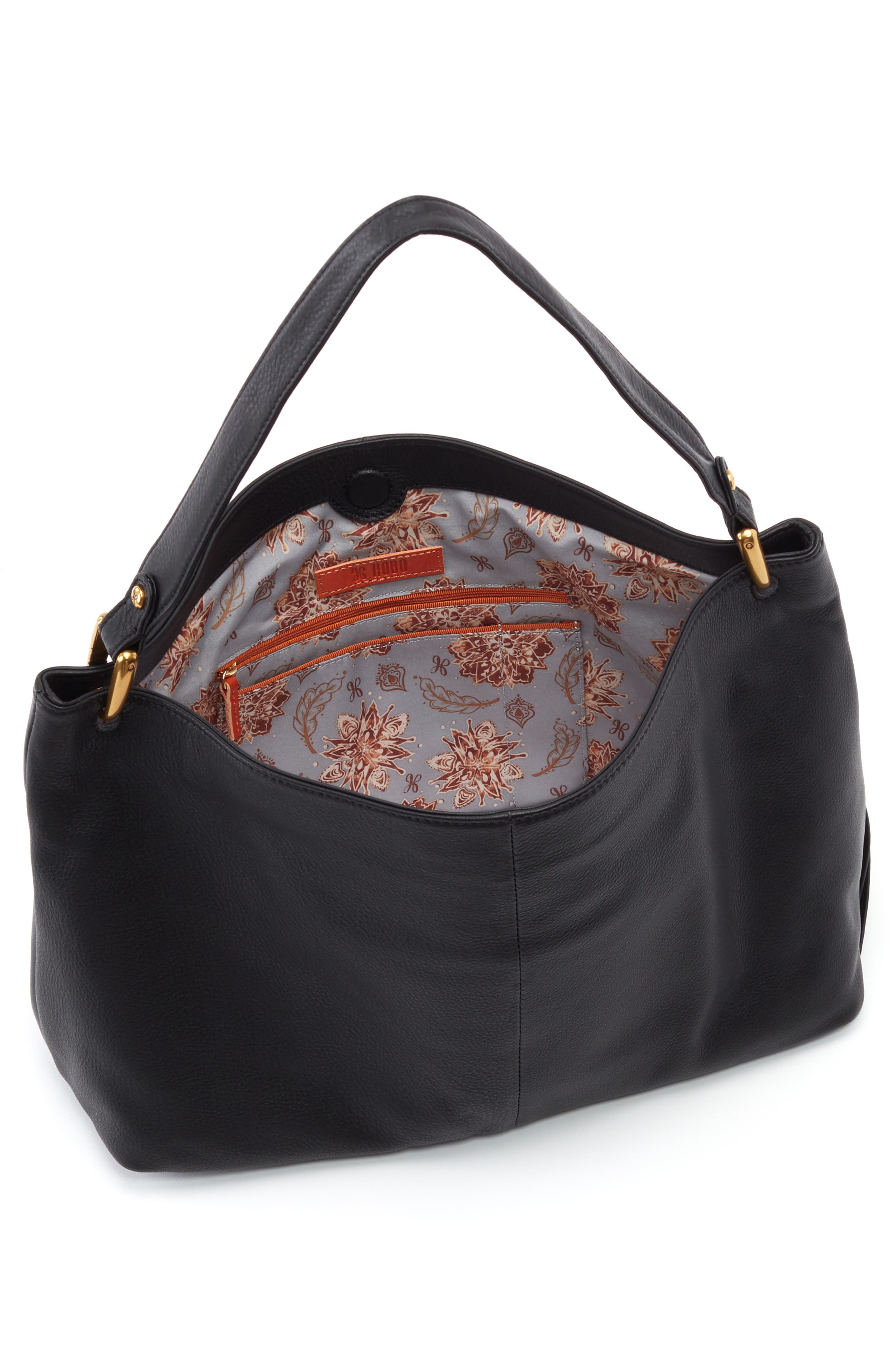 HOBO Ventura Leather Shoulder Bag, Alternate, color, 