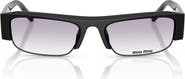 Miu Miu 51mm Gradient Rectangular Sunglasses