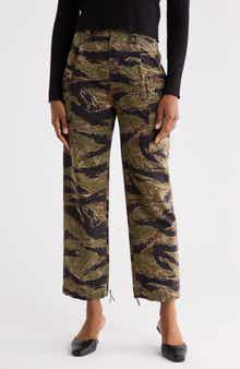 The Convoy Camo High Waist Ankle Cargo Pants