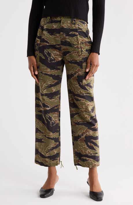 The Convoy Camo High Waist Ankle Cargo Pants