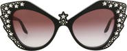 Gucci 52mm Special Edition Rhinestone Cat Eye Sunglasses