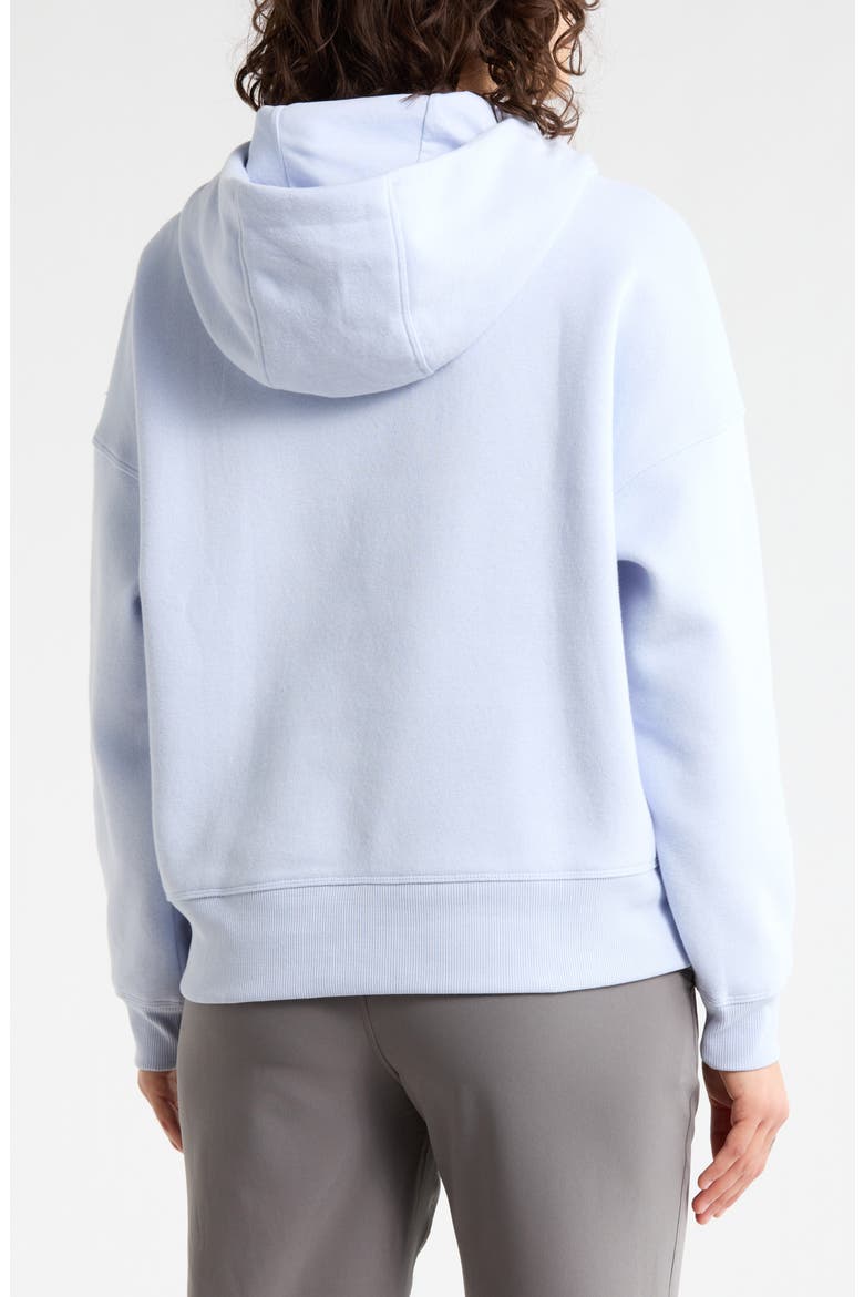 Metallic Bubble Logo Pullover Hoodie, Alternate, color, FROST BLUE
