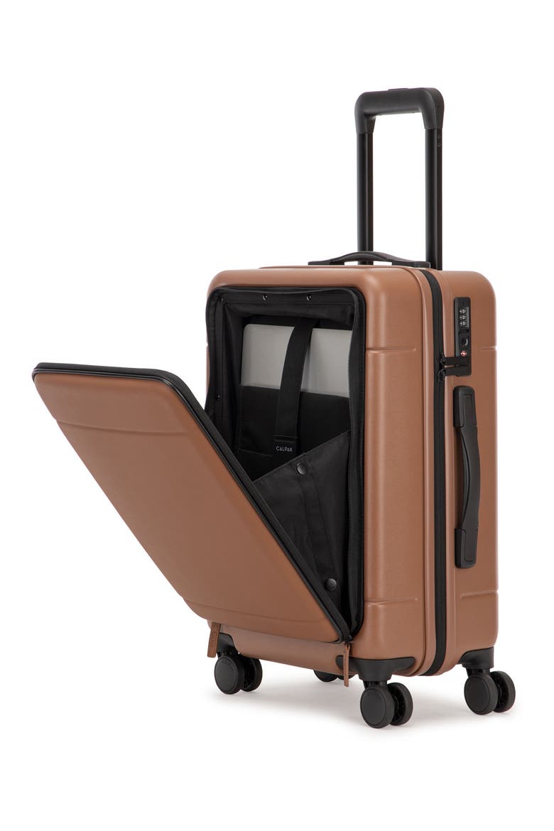 Hue 22-Inch Front Pocket Carry-On Suitcase, Alternate, color, HAZEL