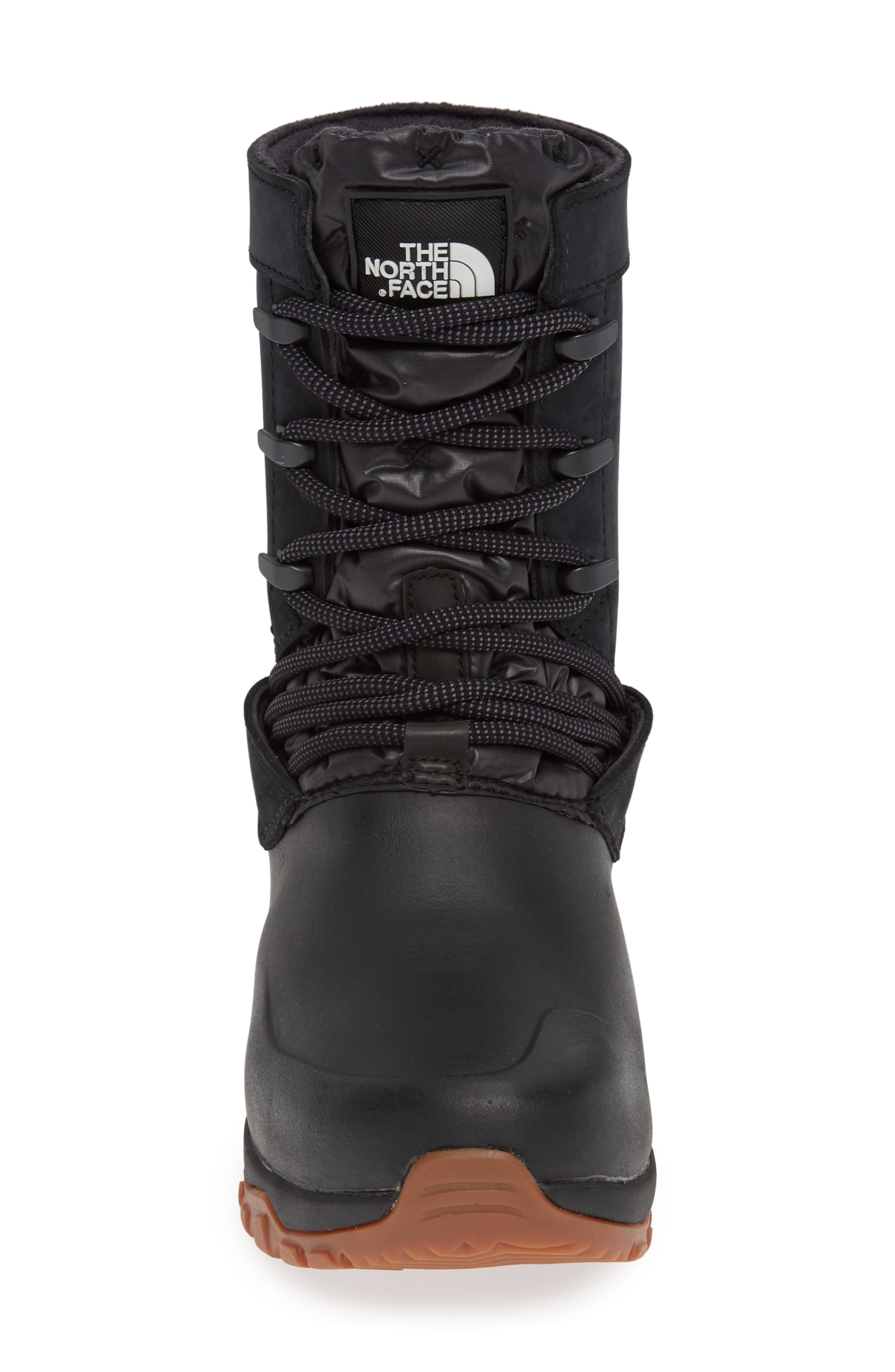 Yukiona Waterproof Winter Boot, Alternate, color, TNF BLACK/TNF BLACK