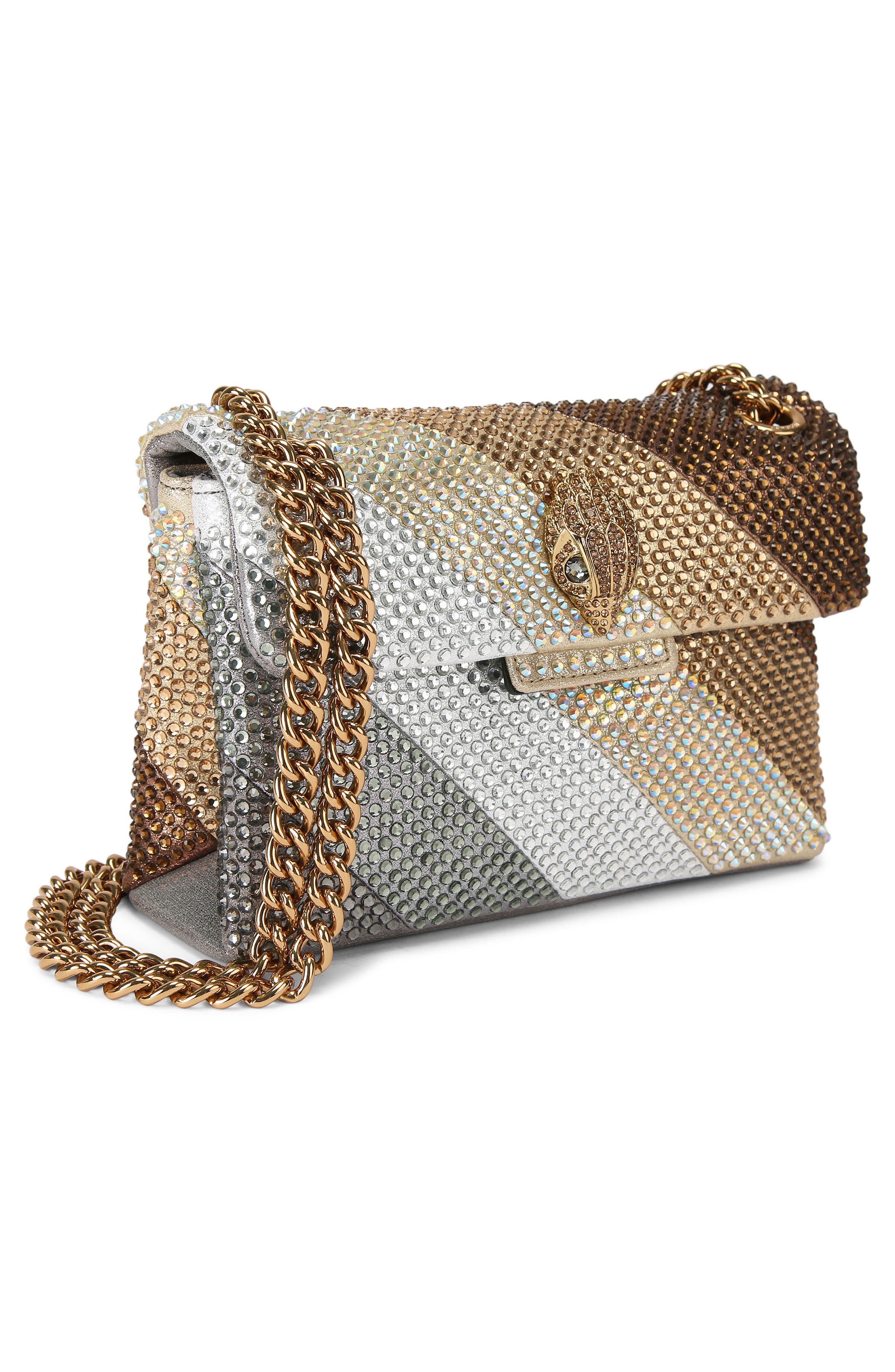 Mini Kensington Embellished Convertible Crossbody Bag, Alternate, color, OPEN GREY