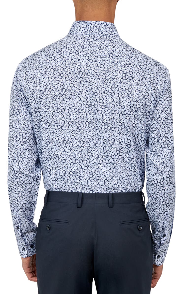 W.R.K Slim Fit Floral Stretch Performance Dress Shirt, Alternate, color,