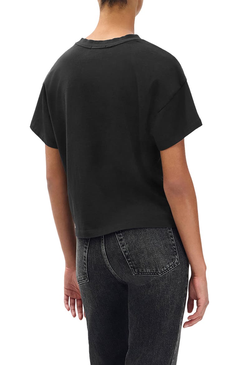 Kelley Boxy Cotton Jersey T-Shirt, Alternate, color, BLACK