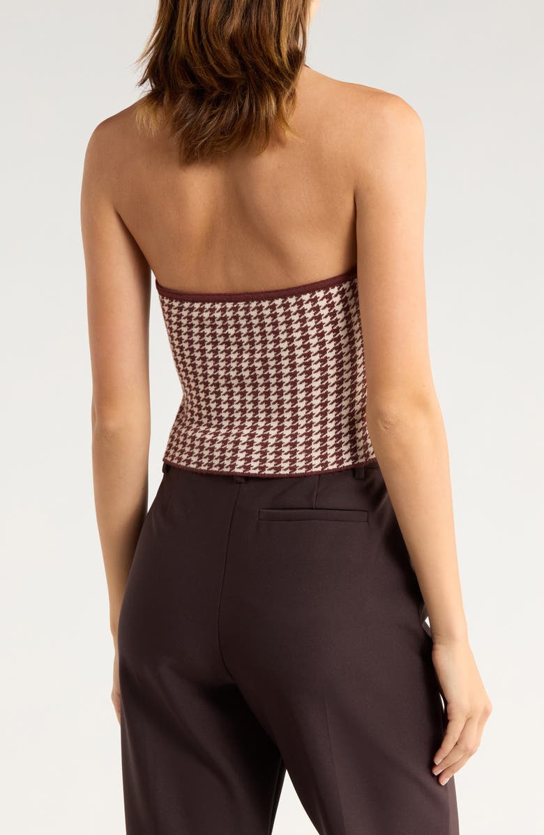 Love By Design Mia Halter Top, Alternate, color, Eggnog/ Chocolate