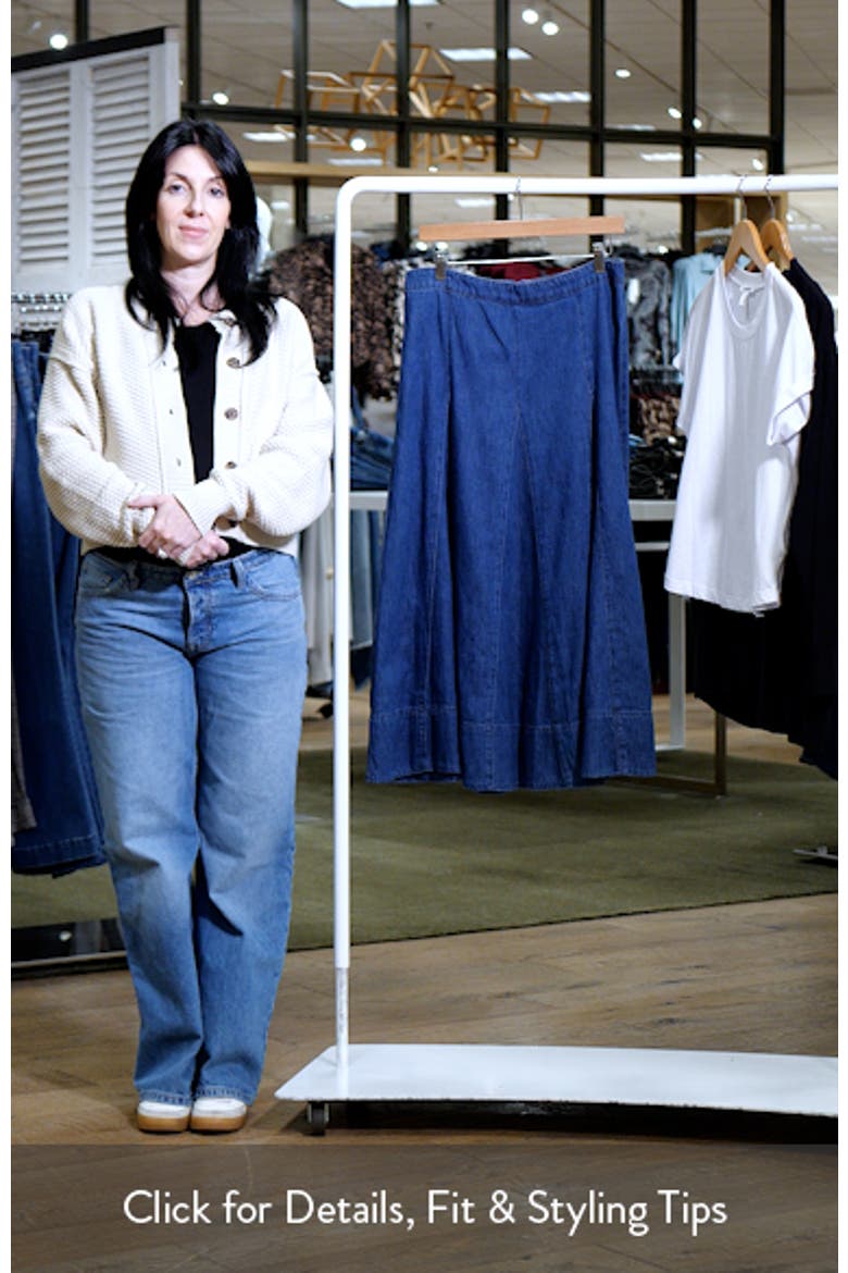 Brilliant Denim Maxi Skirt video