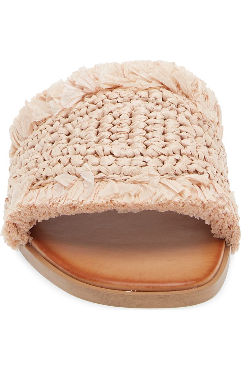 Steve Madden Lakeshore Woven Raffia Slide Sandal, Alternate, color,