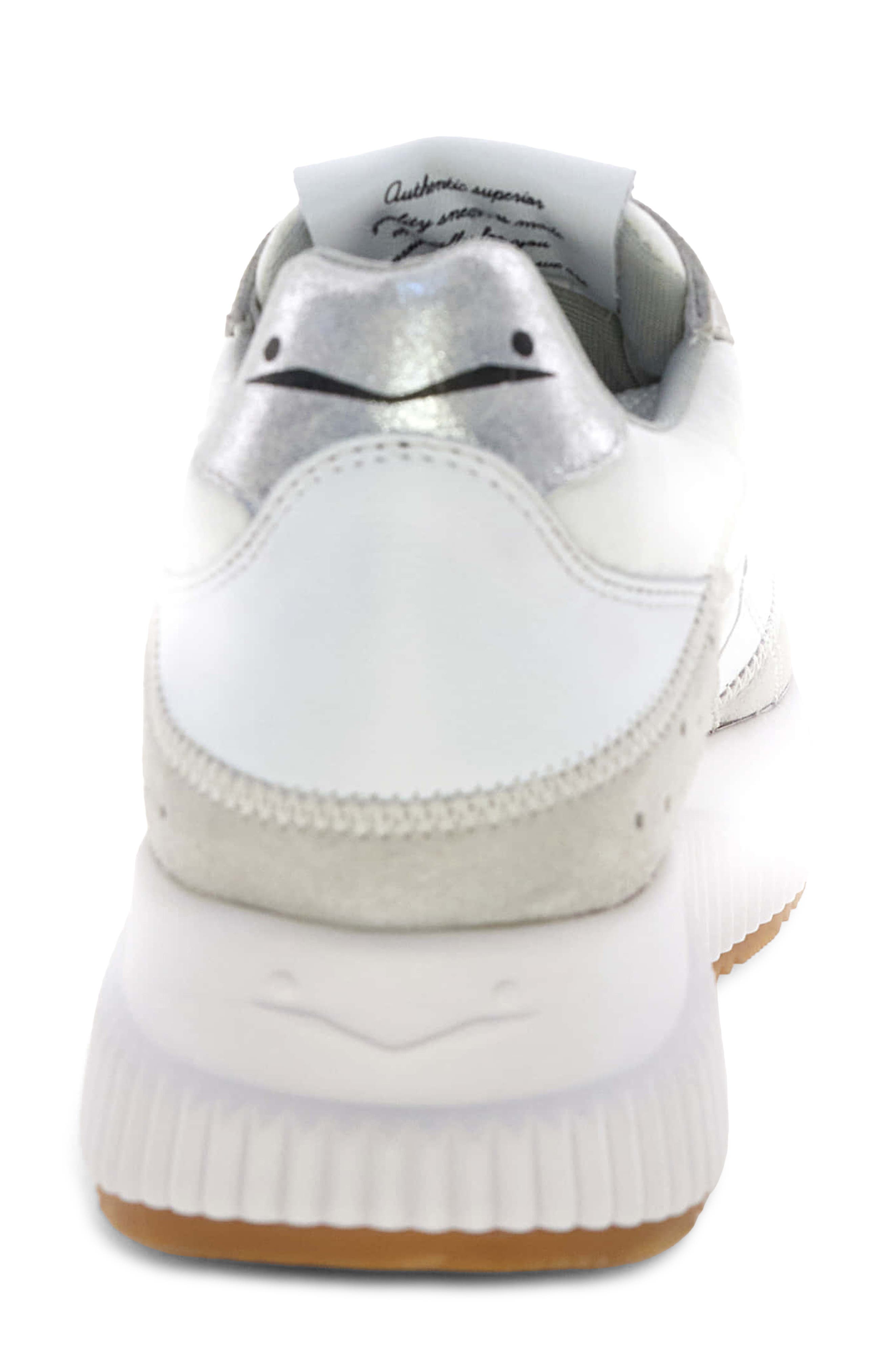 Lana Fresh Metallic Sneaker, Alternate, color, ICE WHITE