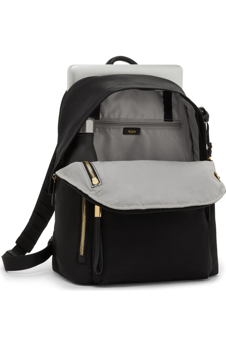 TUMI Halsey Backpack, Alternate, color, Black/ Gold