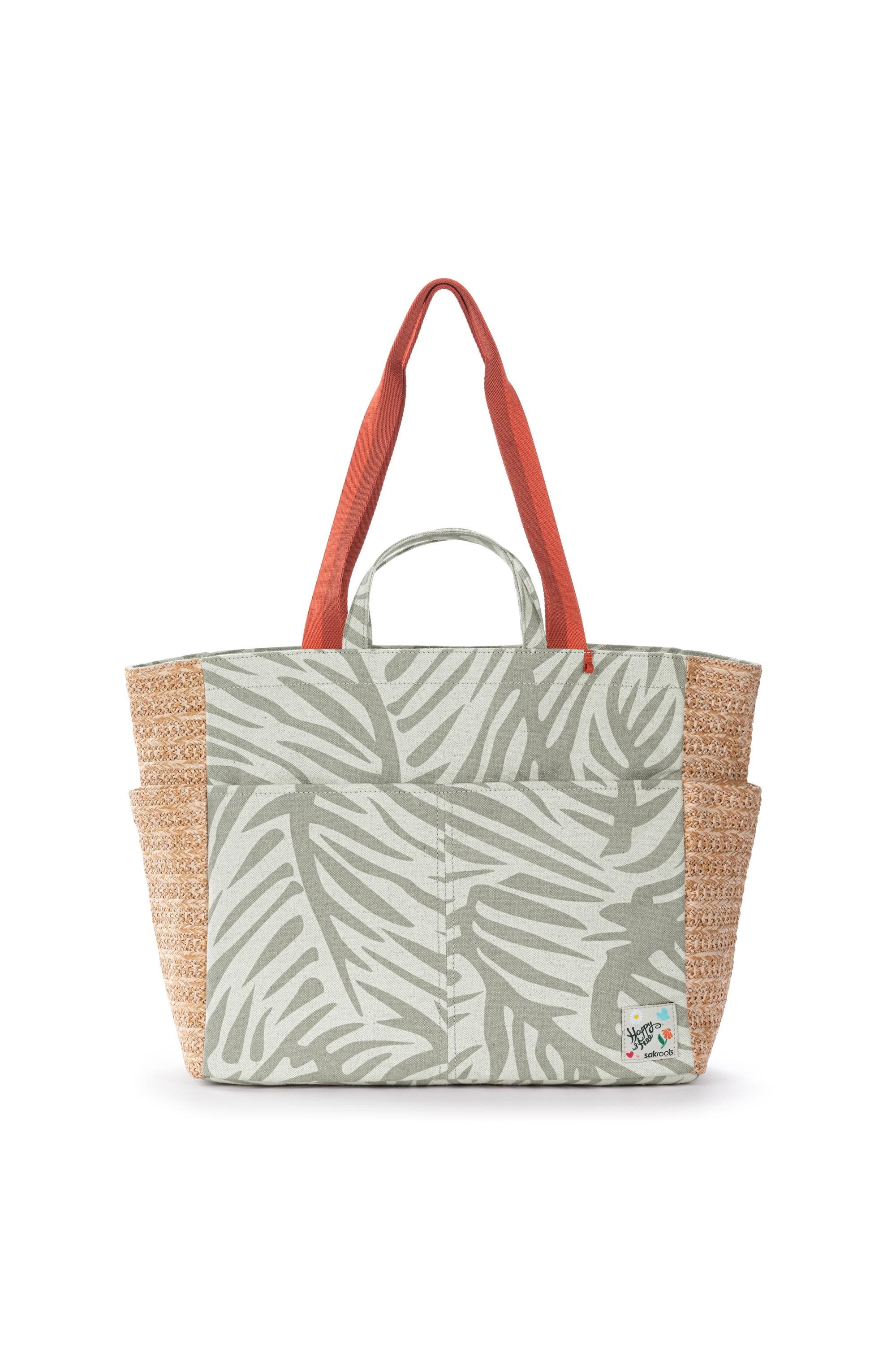 The Sak Cassia Beach Tote, Alternate, color, Natural Leaf