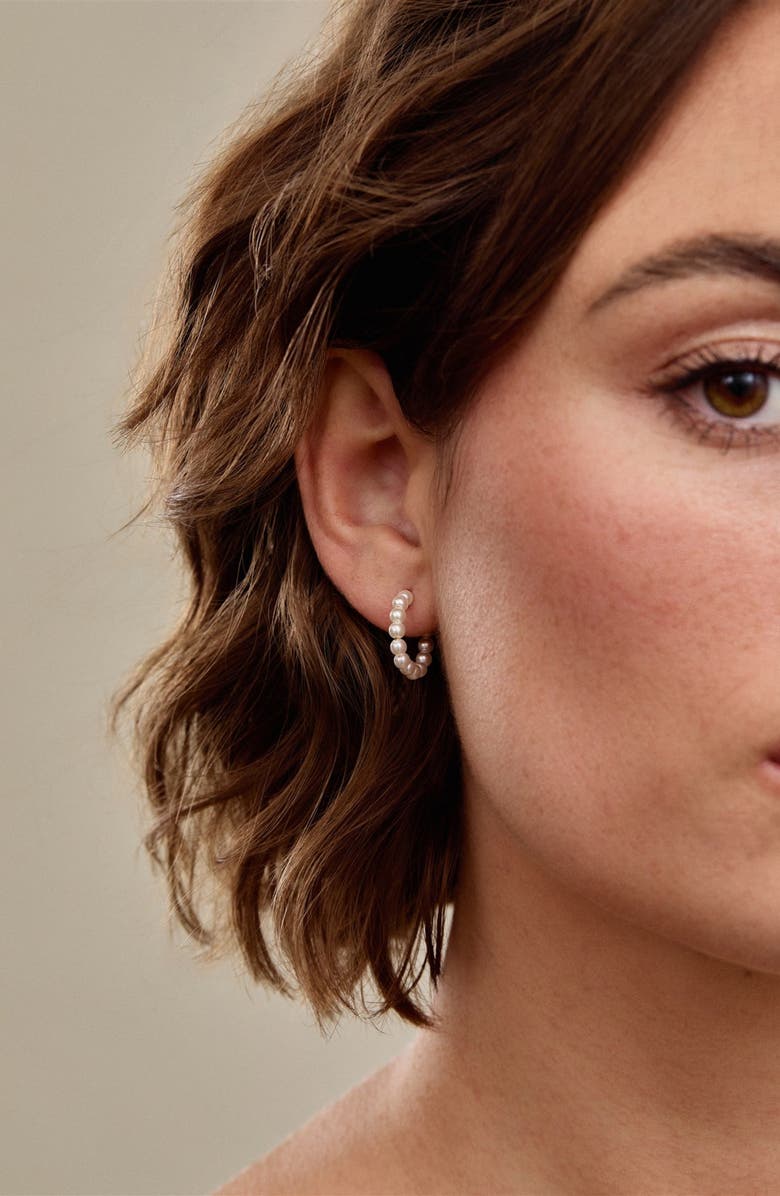 Set & Stones Beverly Hoop Earrings, Alternate, color, Gold