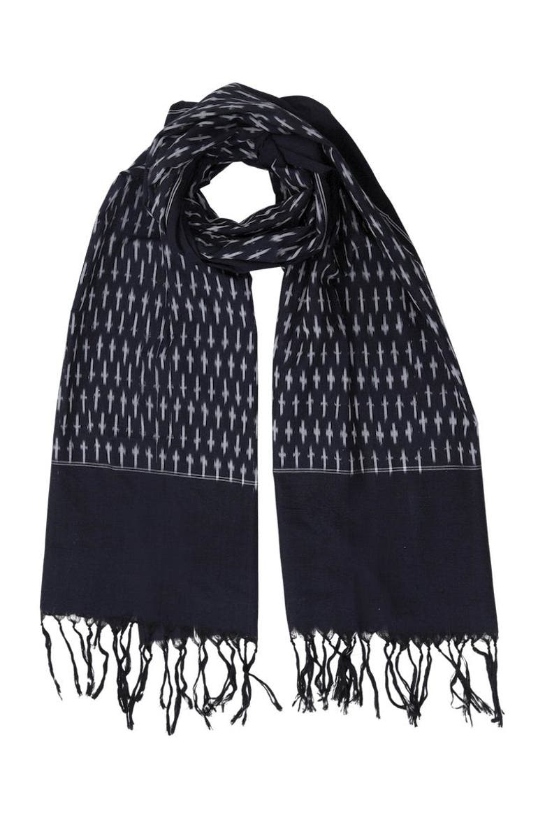 Classic Scarf, Alternate, color, Navy