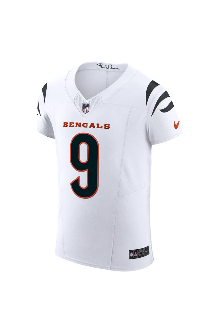 Men's Nike Joe Burrow White Cincinnati Bengals  Vapor F.U.S.E. Elite Jersey, Alternate, color, White