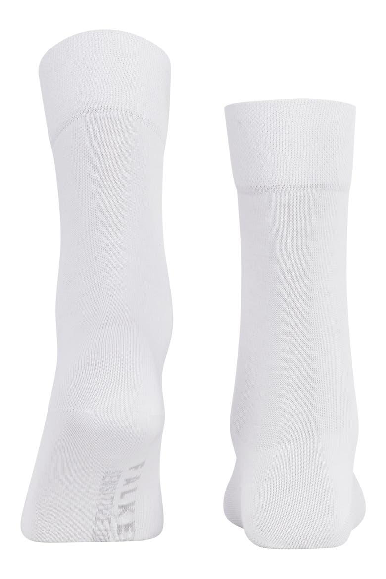 Sensitive London Cotton Blend Socks, Alternate, color, WHITE