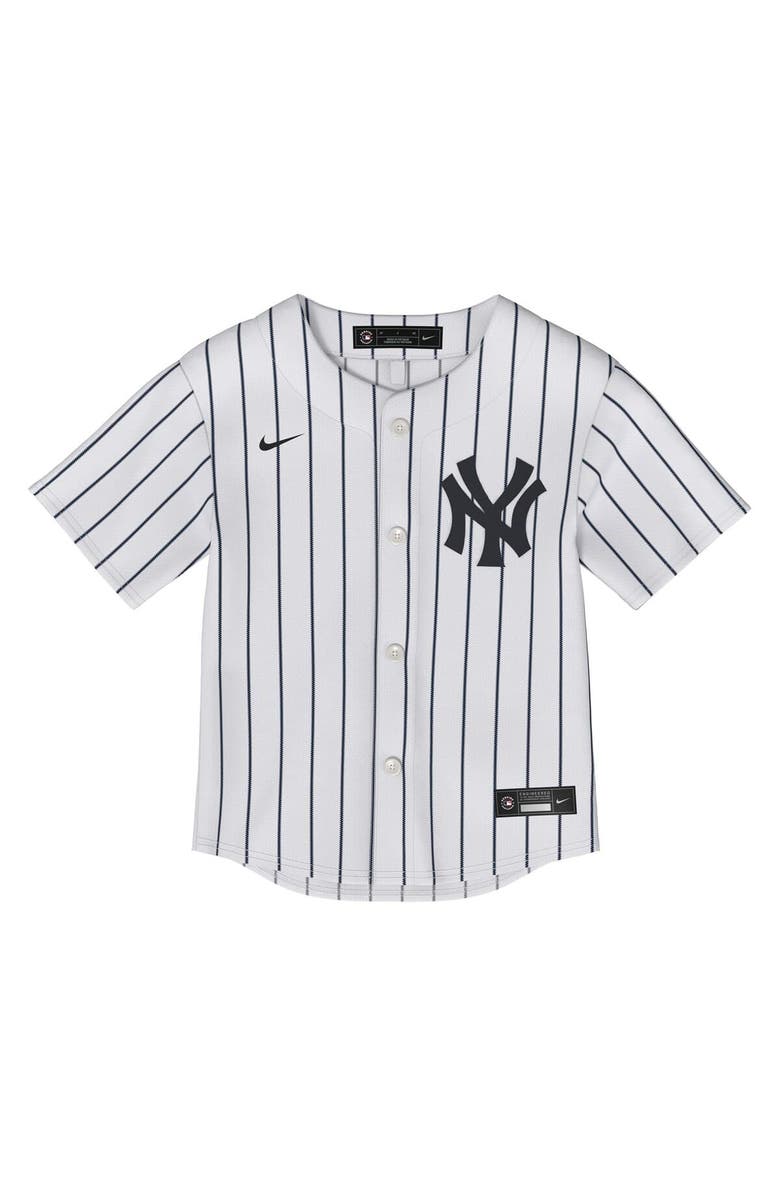 Outerstuff Toddler White New York Yankees Home Replica Jersey, Alternate, color, 