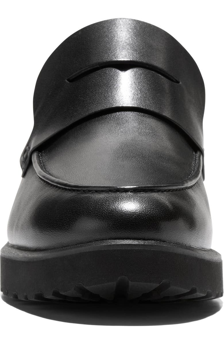 Cole Haan Gwendolyn Penny Loafer, Alternate, color, Black Leather