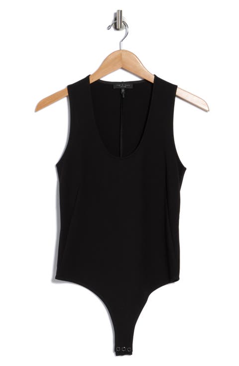Irina U-Neck Ponte Bodysuit
