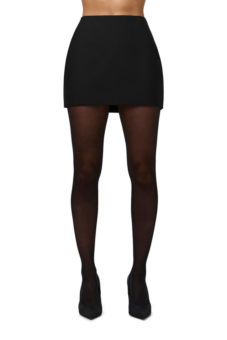 Ponte Miniskirt, Main, color, BLACK