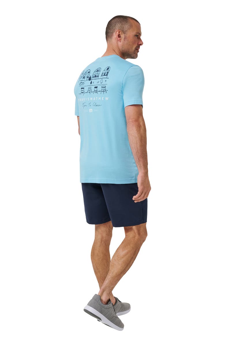 TravisMathew Gelato Tasting Graphic T-Shirt, Alternate, color, Air Blue