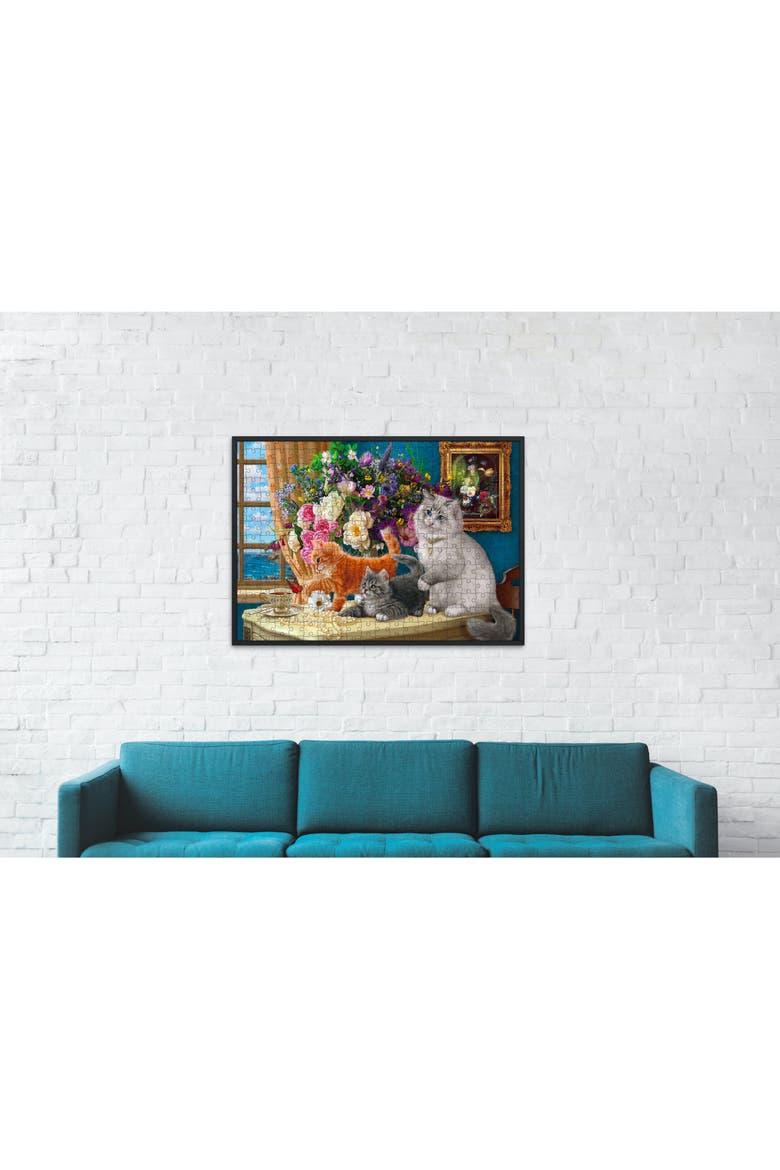 Kitten Tableau 500 piece Jigsaw Puzzle for Adults, Alternate, color, Multicolor