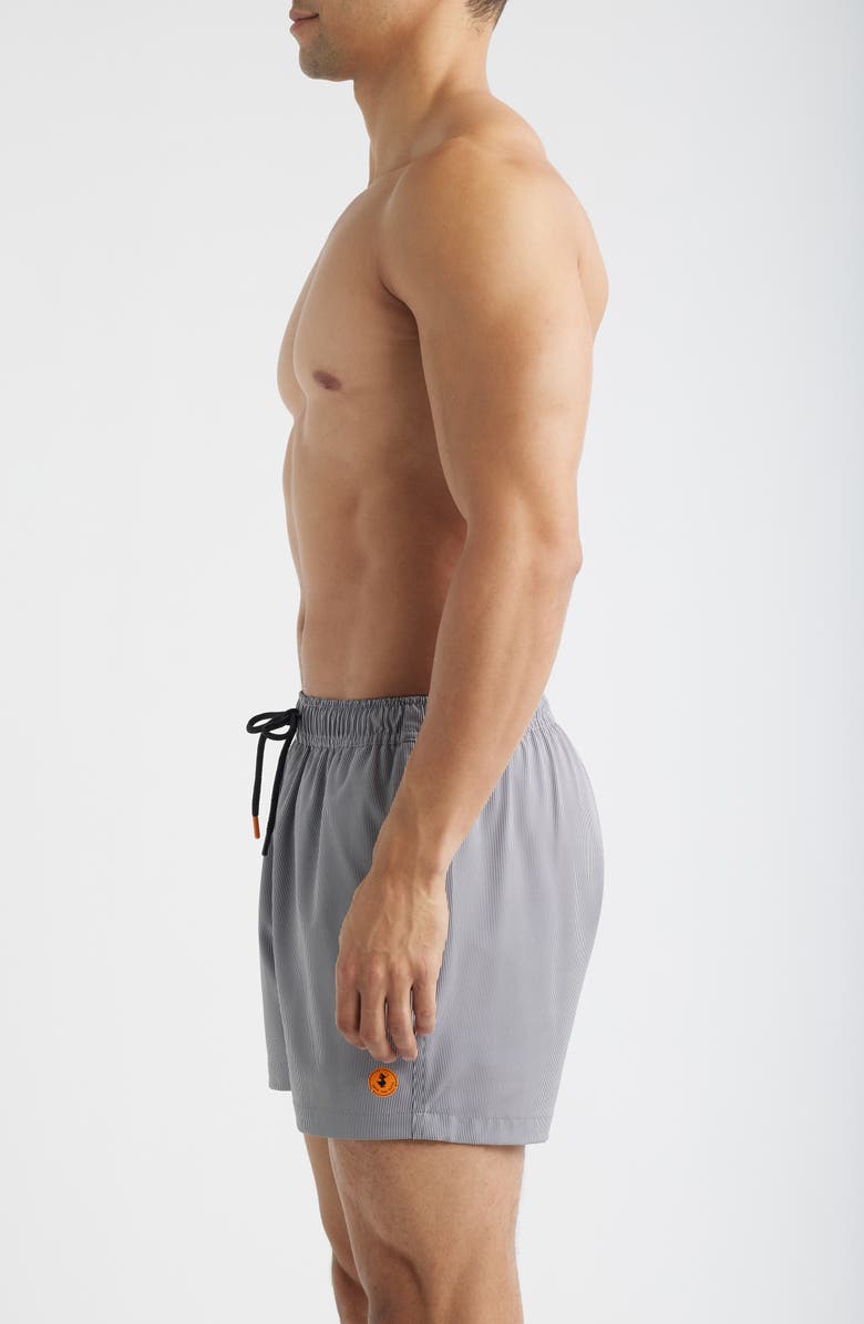 Save The Duck Ademir Swim Trunks, Alternate, color, Micro Zigzag Stripes