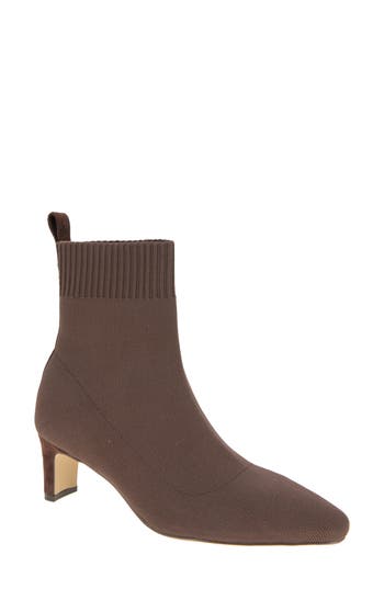 Andre Assous André Assous Winter Knit Bootie In Cocoa Powder