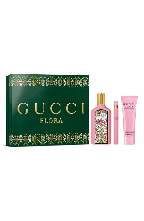 Flora Gorgeous Gardenia Eau de Parfum & Body Lotion 3-Piece Gift Set