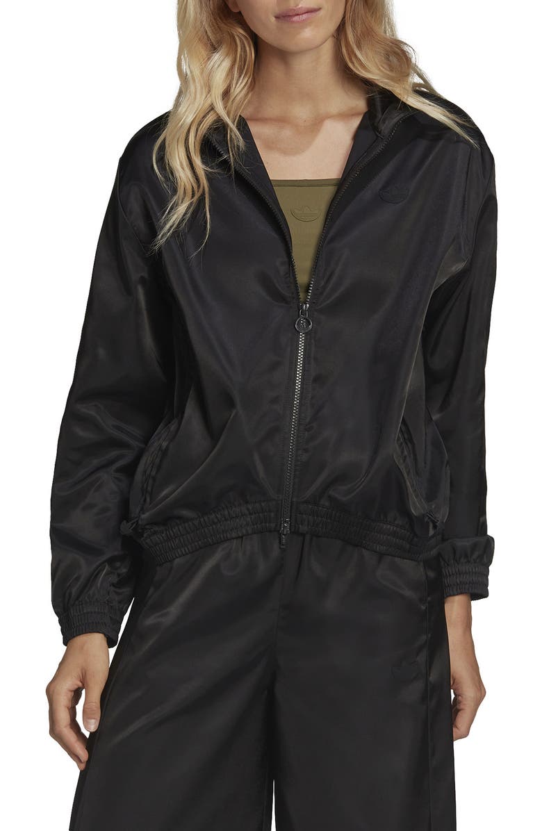 adidas Originals Satin Track Top, Main, color, 