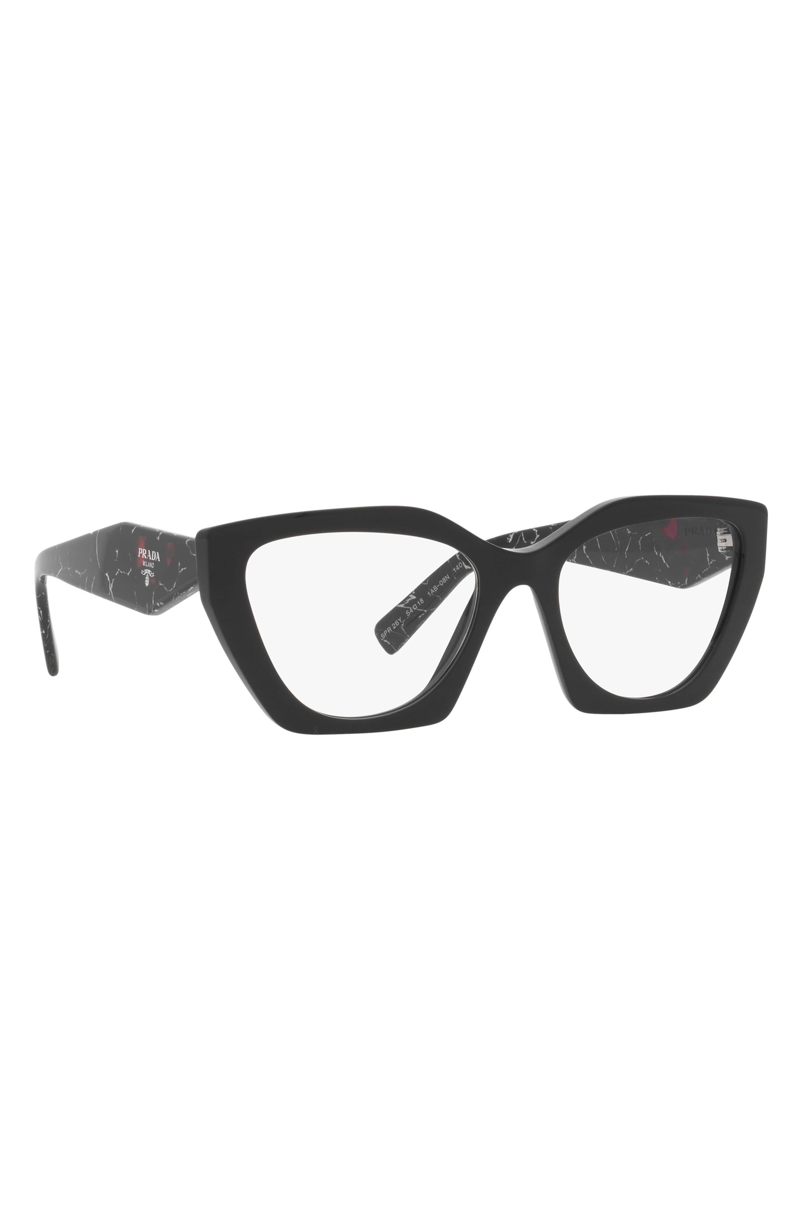 Prada 55mm Polarized Irregular Rectangular Sunglasses (Women ...