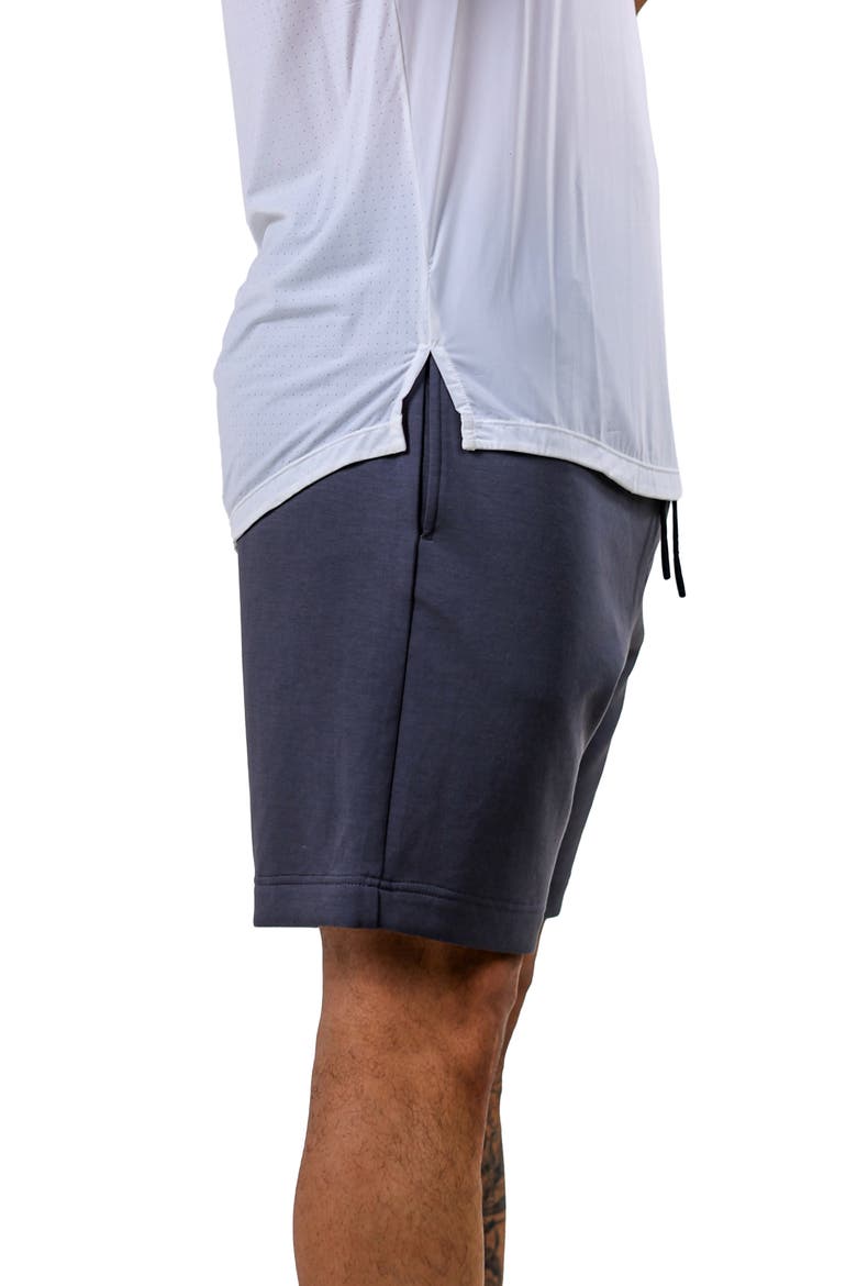 Marthyr Elastic Waist Shorts, Alternate, color, GREY