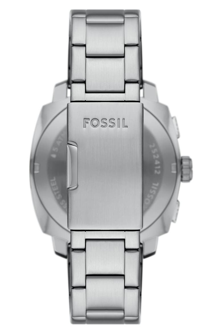 Machine Chronograph Bracelet Watch, 44mm, Alternate, color, SILVER