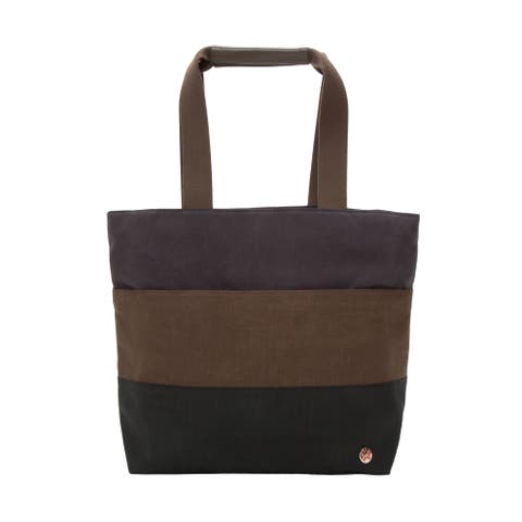 Waxed Nylon Junction Tote