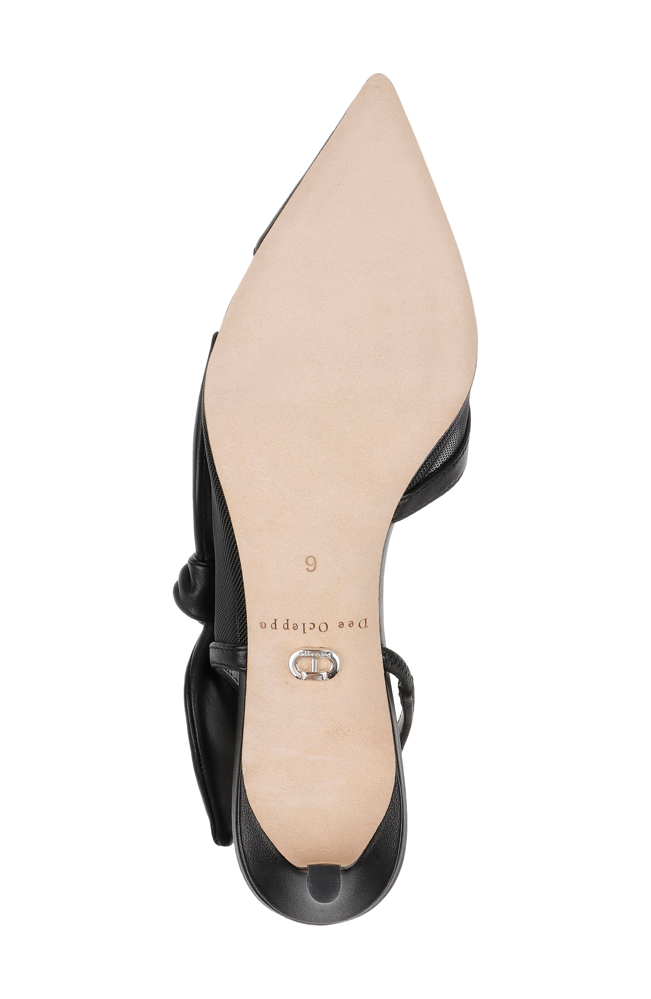 Dee Ocleppo Caracas Slingback Half D'Orsay Pointed Toe Pump, Alternate, color, 