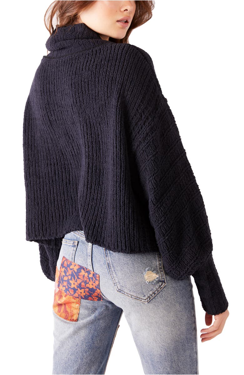 Free People Be Yours Cowl Neck Sweater, Alternate, color,