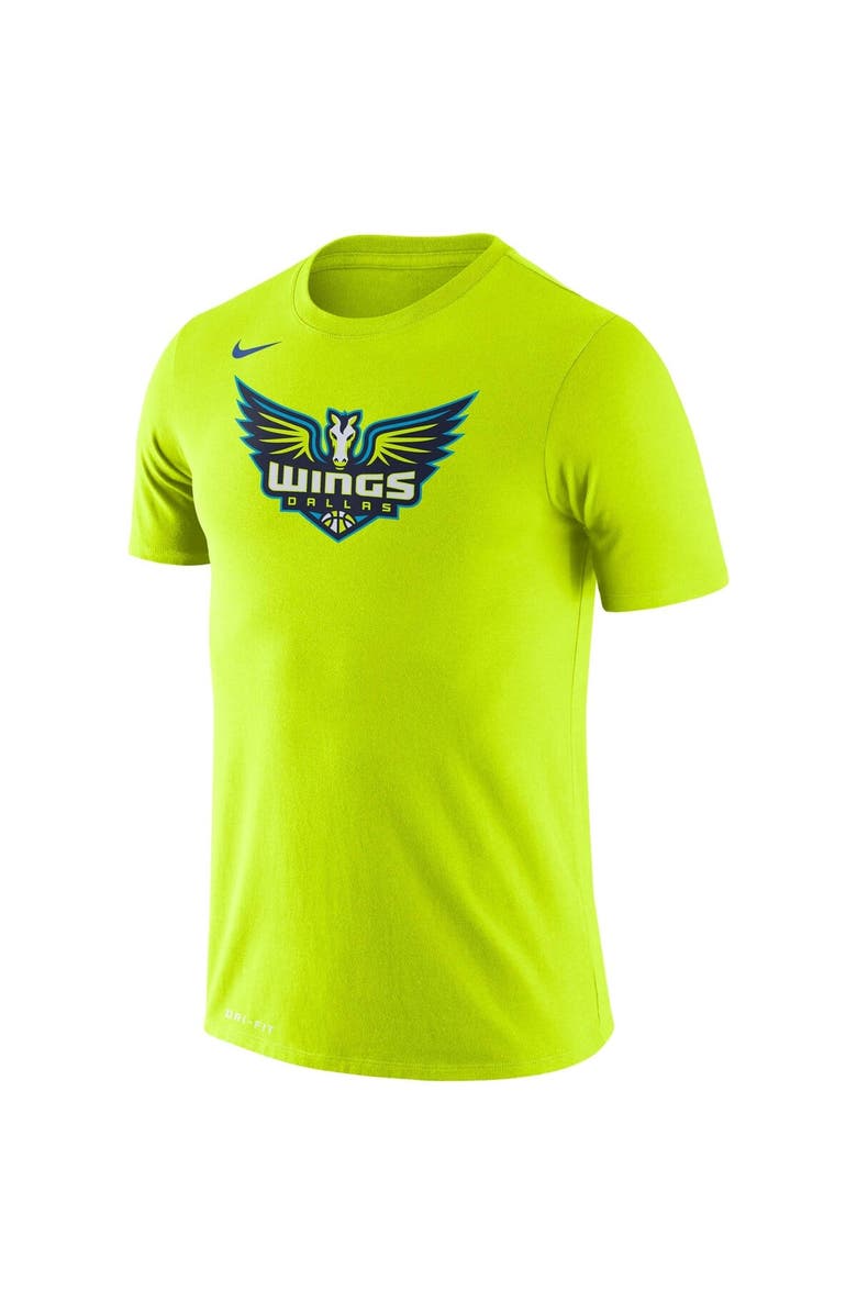 Nike Men's Nike Green Dallas Wings Logo Performance T-Shirt, Alternate, color, 