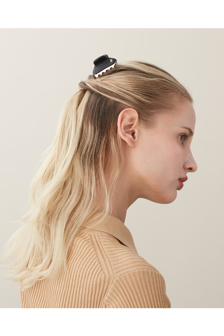Acetate and Crystals Vendome Hair Clip, Alternate, color, Blue