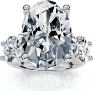 Bliss Diamond Certified 8.50Ct Oval Diamond Engagement Ring 14k Gold