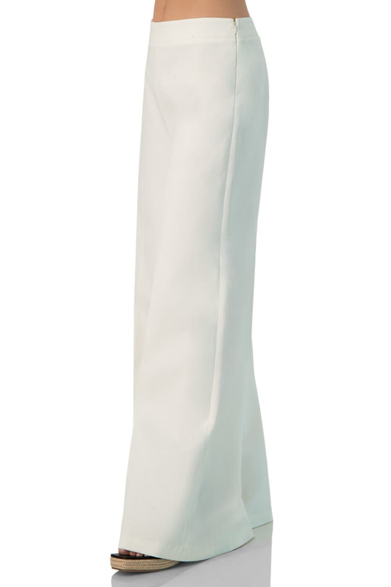 Wide-Leg Culotte Pants, Alternate, color, White