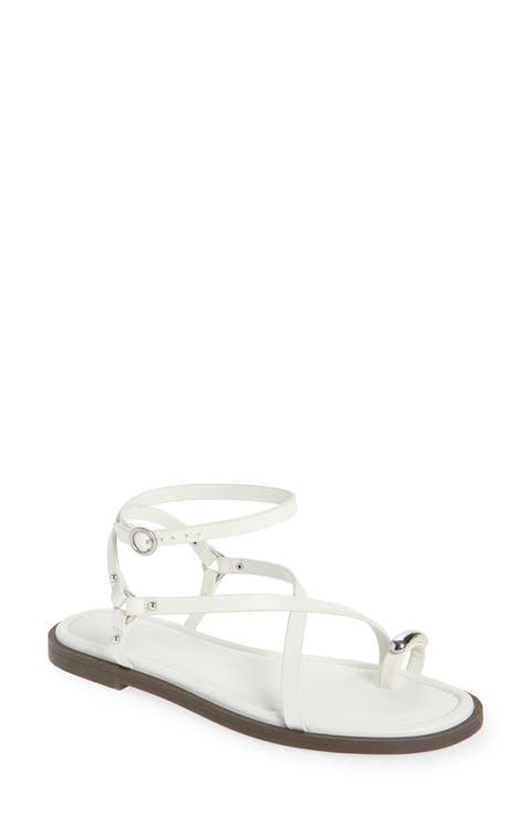 Geo Ring Ankle Strap Sandal (Women)