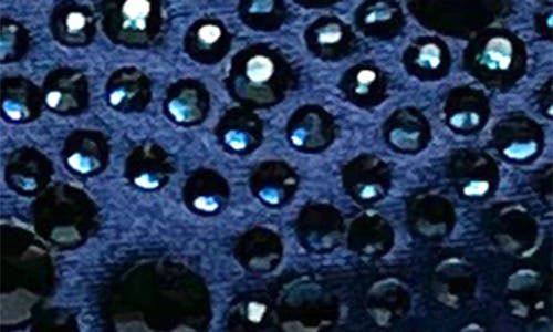 Lady Couture Onyx Rhinestone Slingback Pump In Blue