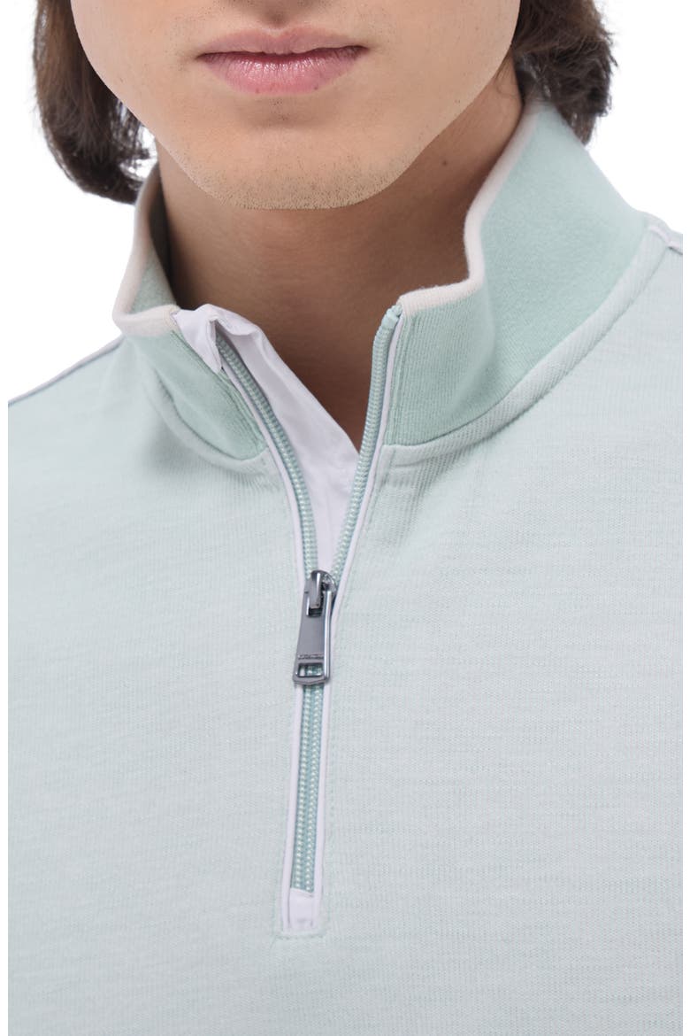 Quarter Zip Performance Pullover, Alternate, color, MINT