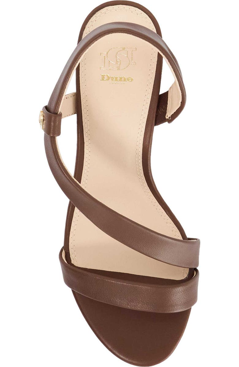 Dune London Jestered Sandal, Alternate, color, Brown