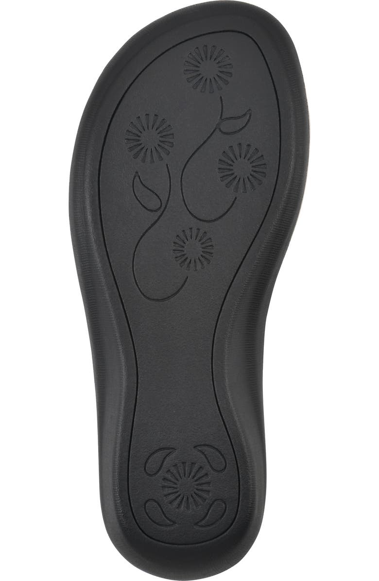 CLIFFS BY WHITE MOUNTAIN Cassia Flower Flip Flop - Wide Width Available, Alternate, color,