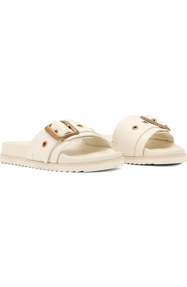 AllSaints Ellie Western Slide Sandal, Main, color, Gypsum White