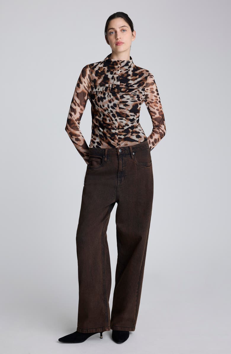 Kenneth Cole Baggy Boyfriend, Alternate, color, Medium Bark Overdye