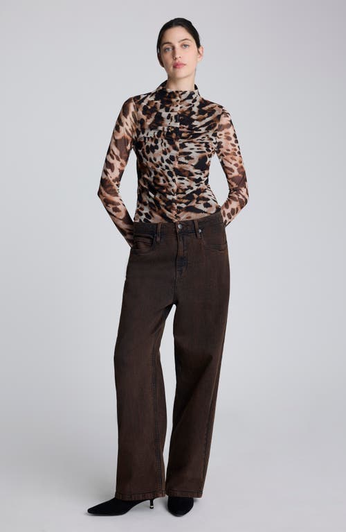 Kenneth Cole Baggy Boyfriend In Brown