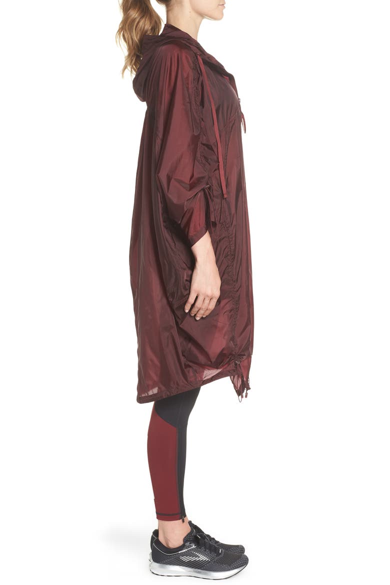 Olivia Sheer Parka, Alternate, color, RED TANNIN